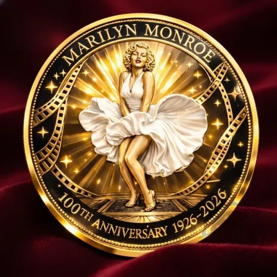 Marilyn Monroe 100Th Anniversary Gold Coin