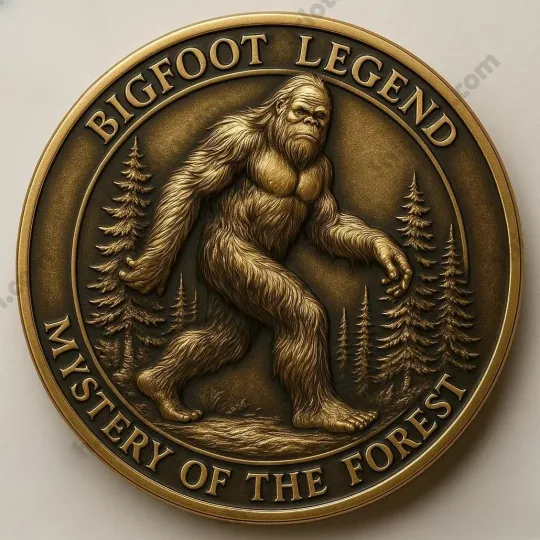 Discover Bigfoot Legend Mystery Of The Forest Commemorative Coin