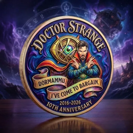 Discover Doctor Strange 10Th Anniversary Commemorative 2016 2026 Coin