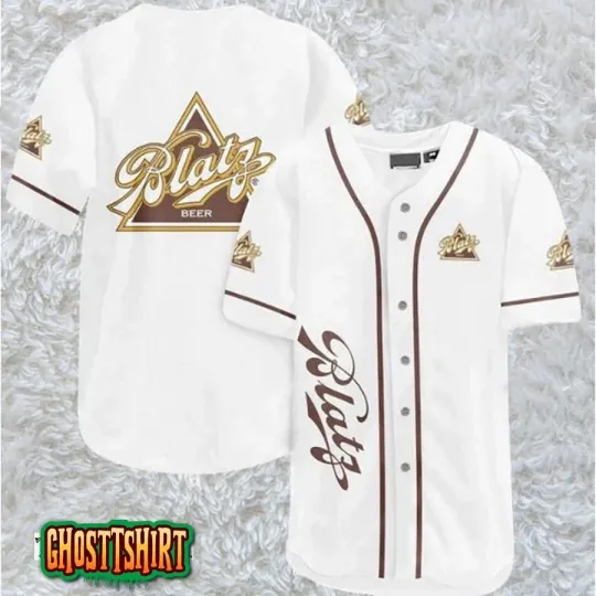 Discover White Blatz Beer AdultYouth Baseball Jersey Shirts