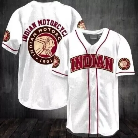 Discover Hot Sale Motorcycle Red Indian All Printed Baseball Jersey Gifts_edb_79