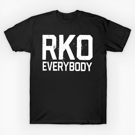 Discover RKO everybody Short Sleeve black T-Shirt Size S-4X Casual Cool Classic