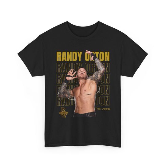 Randy Orton Photo Tee | Pro Wrestler Graphic T-Shirt