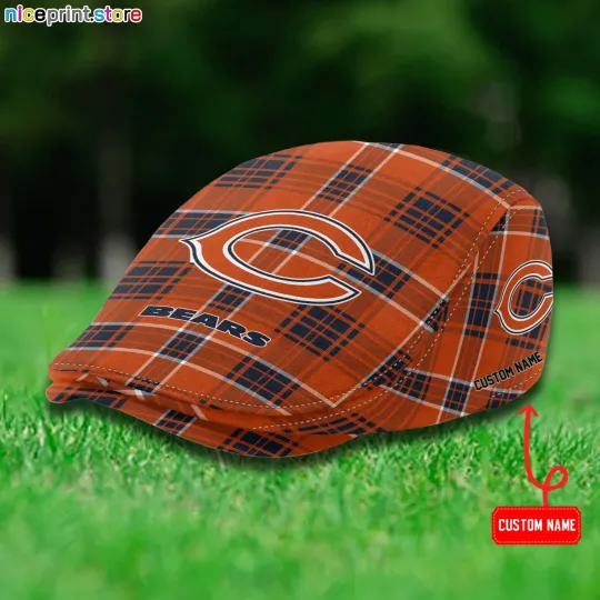 Discover Chicago Team Bears Jeff Cap Bears Newsboy Cap football Golf Cap football Flat Cap for men