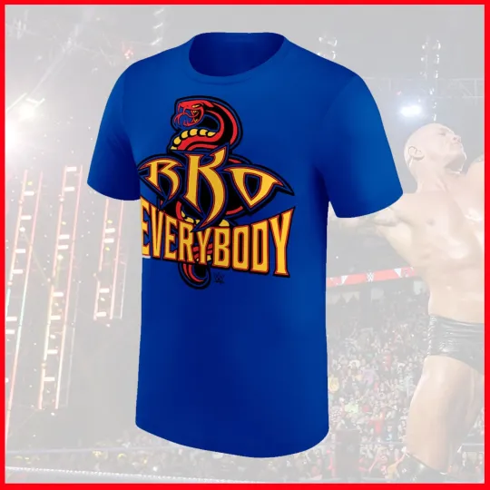 Discover Randy Orton RKO Everybody Unisex T-Shirt Blue Size S-3XL For Fan