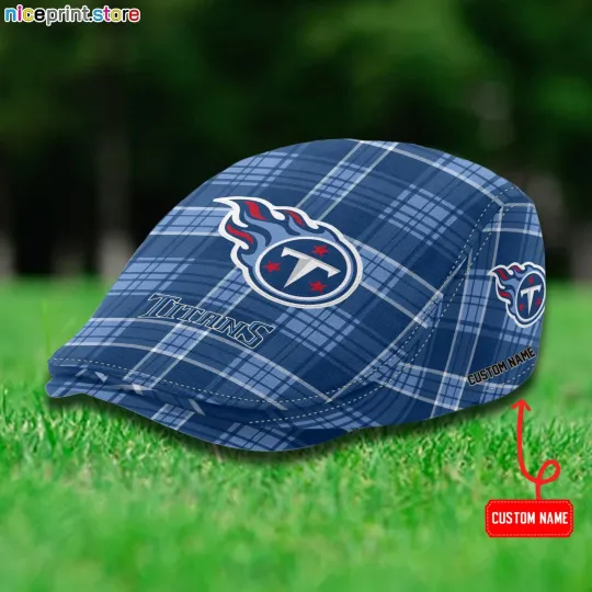 Discover Tennessee Team Titans Jeff Cap Titans Newsboy Cap football Golf Cap football Flat Cap