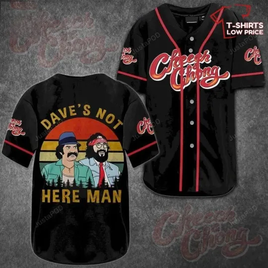 Discover Cheech And Chong AdultYouth Baseball Jersey