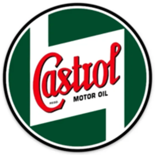 Discover Castrol Gasoline / Oil Auto Brand Logo Type STICKER