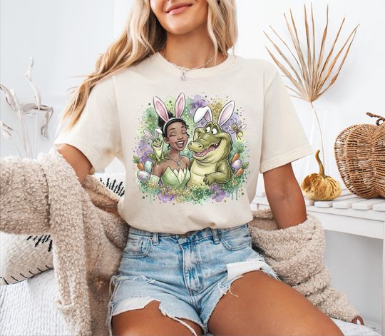 Discover Princess Tiana Easter T-shirt, Disney Easter Day 2026 Shirt