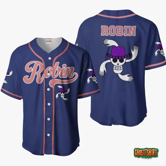 Nico Robin Symbol AdultYouth Baseball Jersey Shirts
