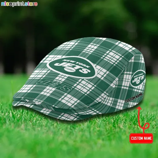 Discover New York Team Jets Jeff Cap Jets Newsboy Cap football Golf Cap football Flat Cap for men