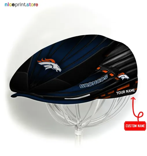 Denver Team Broncos Jeff Cap Broncos Newsboy Cap football Golf Cap football Flat Cap