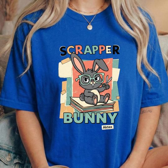 Discover Scrapper Bunny Easter Tee Spring Holiday Shirt