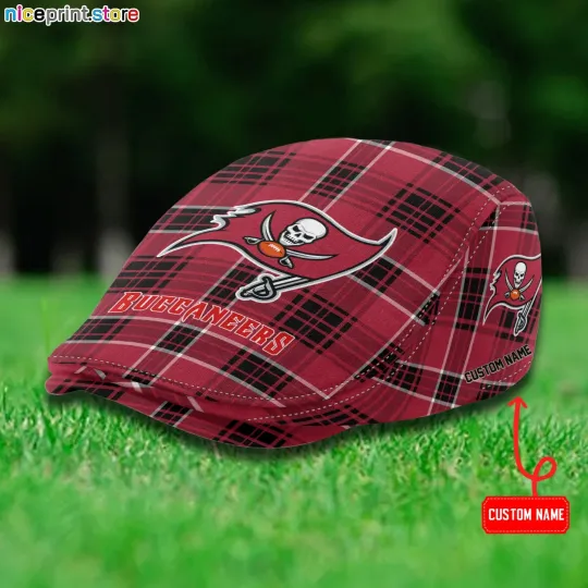 Tampa Bay Team Buccaneers Jeff Cap Buccaneers Newsboy Cap Golf Cap football Flat cap