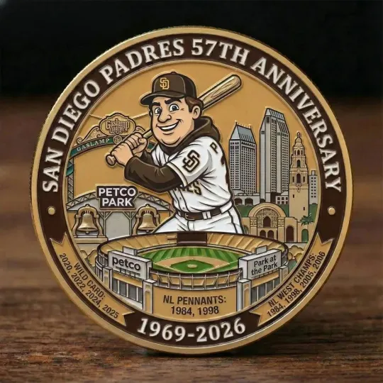 Discover Padres 57Th Anniversary Commemorative Coin 2026
