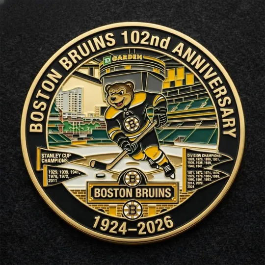 Discover Bruins 102Nd Anniversary Commemorative Coin 2026