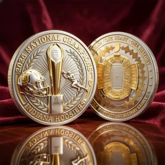 Discover Hoosiers 2026 National Champions Commemorative Coin