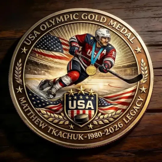Discover USA Olympic Hockey 1980-2026 Legacy Commemorative Coin