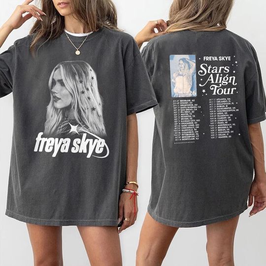 Discover Freya Skye Stars Align Tour Shirt 2026