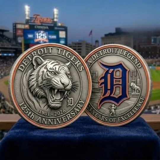 Tigers 125Th Anniversary 19012026 Commemorative Coin