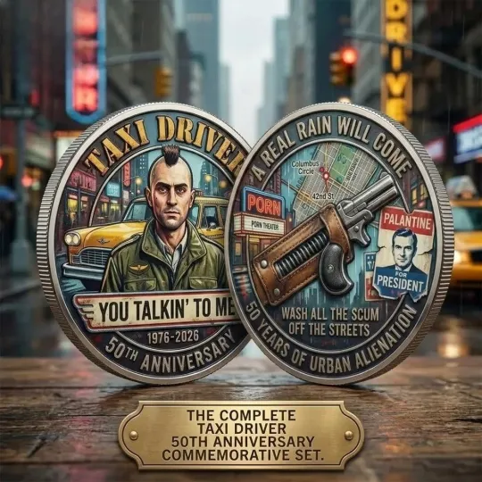 Taxi Driver 50Th Anniversary Coin