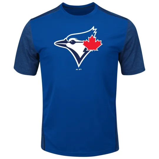 Men's Toronto Blue Jays Majestic In All Fairness Cool Base SS T-Shirt Small