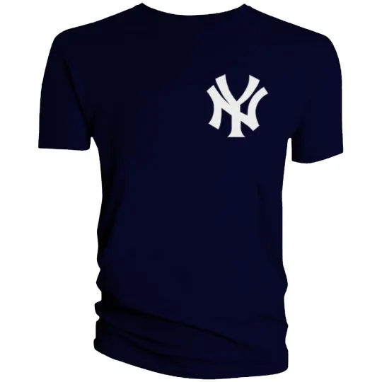 Discover NY Yankees T-Shirt Men Baseball Chest Graphic T-Shirt