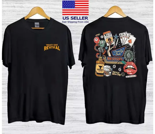 Discover Treaty Oak Revival T-Shirt, Country Music Unisex Tee