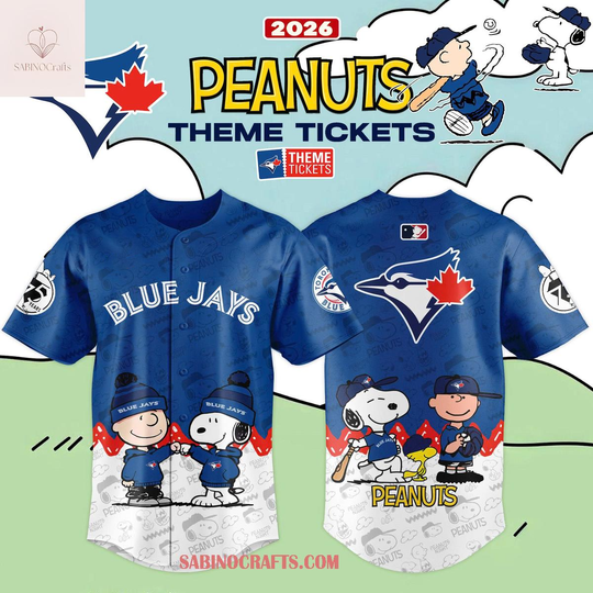 Toronto Blue Jays x Peanuts 2026 Charlie Bown Night Baseball Jersey