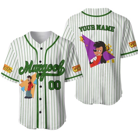 Personalized Max Goof Baseball Jersey Shirt for Fans