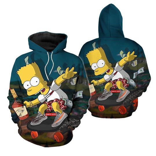 Cosplay The Simpsons Maggie Marge Homer Bart 3D Hoodies Sweatshirts Jacket Coats 7