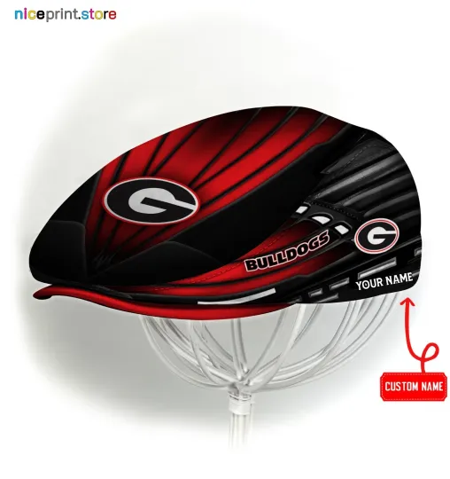 Discover Georgia Team Bulldogs Jeff Cap Bulldogs Beret Hat Golf Cap  NCAA Flat Cap Driver