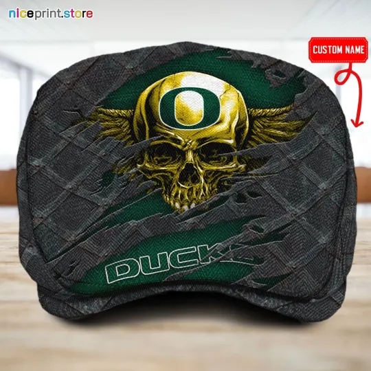 Discover Oregon Team Ducks Jeff Cap NCAA Driver Cap NCAA Golf Cap NCAA Flat Cap for Men