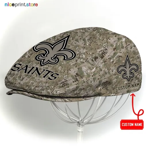 New Orleans Team Saints Jeff Cap Saints Driver Cap football Camo Hat football Flat Cap