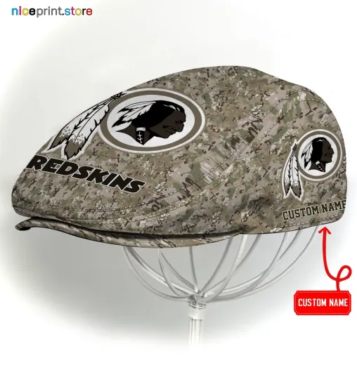 Discover Washington Team Redskins Jeff Cap Redskins Driver Cap football Camo Hat football Flat Cap