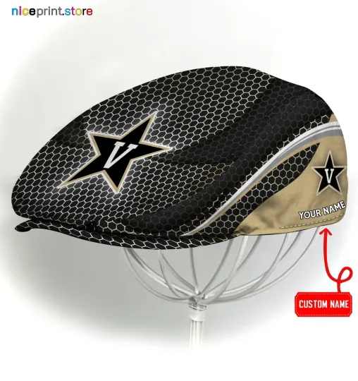 Vanderbilt Team Commodores Jeff Cap NCAA Driver Cap NCAA Golf Cap NCAA Flat Cap