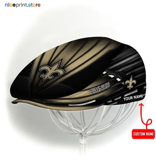 Discover New Orleans Team Saints Jeff Cap Saints Newsboy Cap football Golf Cap football Flat Cap