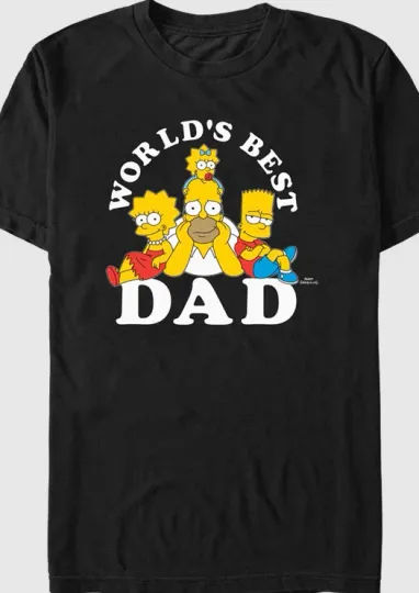 Discover World's Best Dad Simpsons T-Shirt