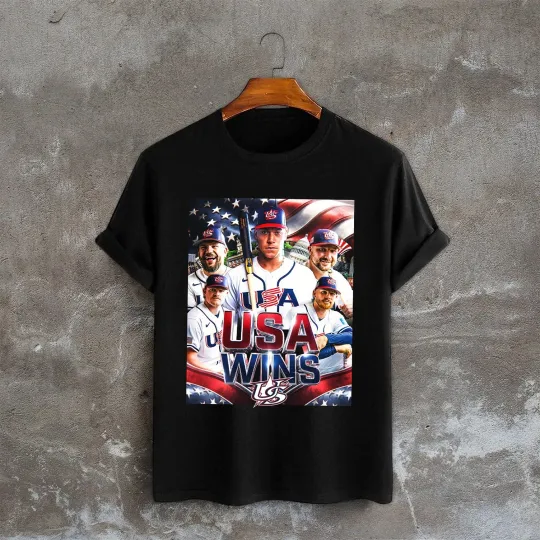 Discover Men's USA Baseball 2026 World Baseball Classic T-Shirt