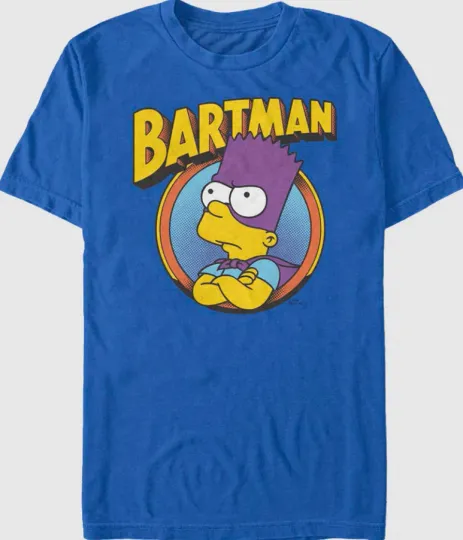 Discover Bartman Simpsons T-Shirt Size S-5Xl