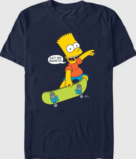 Discover Bart Simpson Eat My Shorts Simpsons T-Shirt