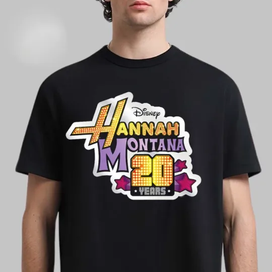 Discover Hannah Montana 20 Years Anniversary Official Logo T-Shirt