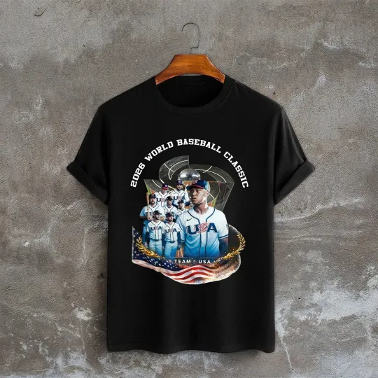 Discover Men's USA Baseball 2026 World Baseball Classic Tshirt