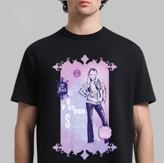 Discover Disney Hannah Montana 20th Anniversary Miley Stewart Be Your Own Star T-Shirt