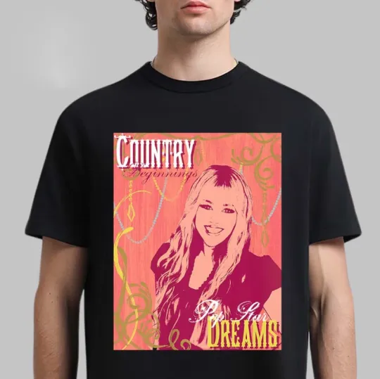 Disney Hannah Montana 20th Anniversary Miley Stewart Country Beginnings T-Shirt