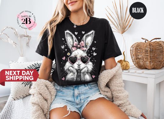 Discover Preppy Easter Bunny Shirt: Coquette Pastel Bunny Ears T-Shirt