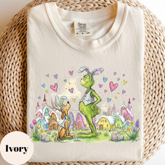Discover Easter funny character Bunny Shirt, Cute funny character & Max Easter Eggs Tee