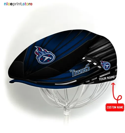 Tennessee Team Titans Jeff Cap Titans Newsboy Cap football Golf Cap football Flat Cap