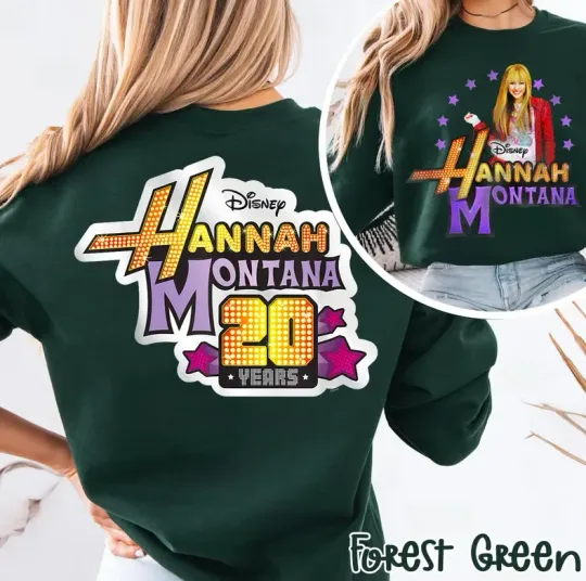 Discover Hannah Montana 20Th Anniversary Logo Sweatshirt