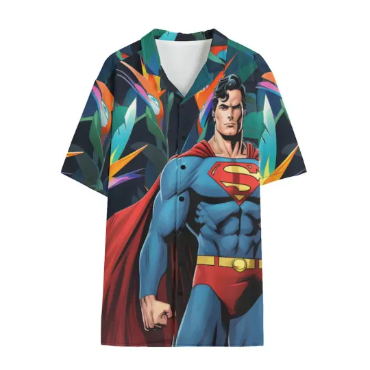 Discover Kryptonian Paradise Aloha Shirt DC Comics Hawaiian Shirt